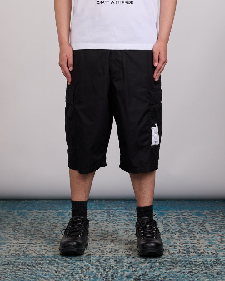 Neighborhood Wide Cargo Shorts 261 Black