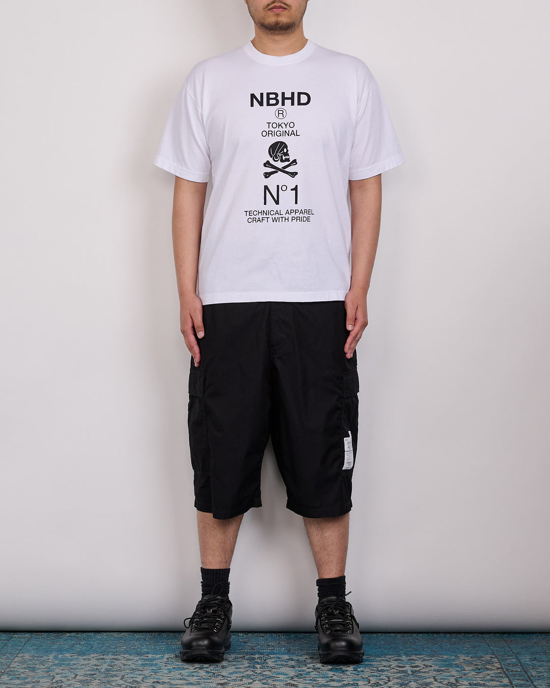 Neighborhood Wide Cargo Shorts 261 Black