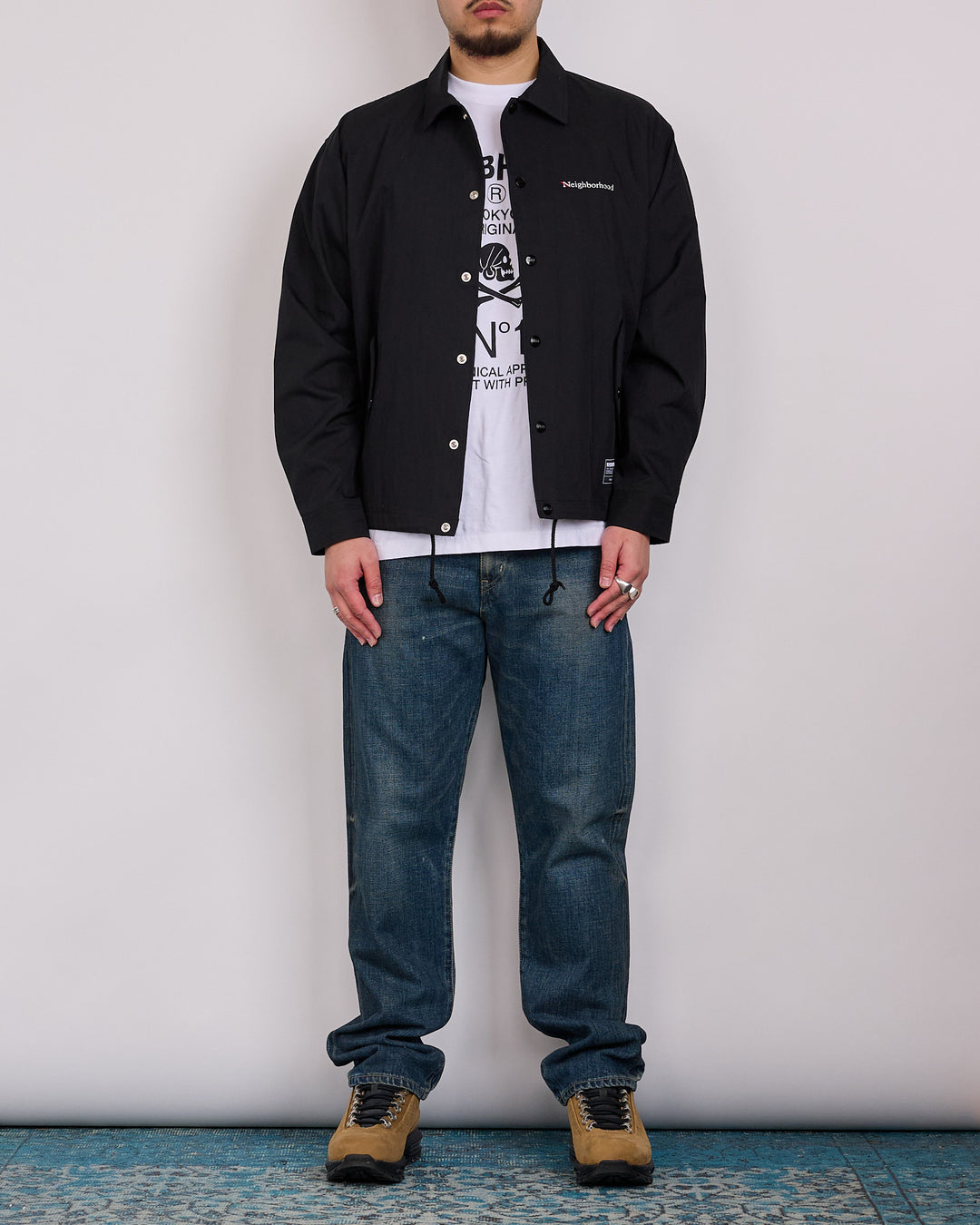 Neighborhood Windbreaker-2 Jacket 261 Black