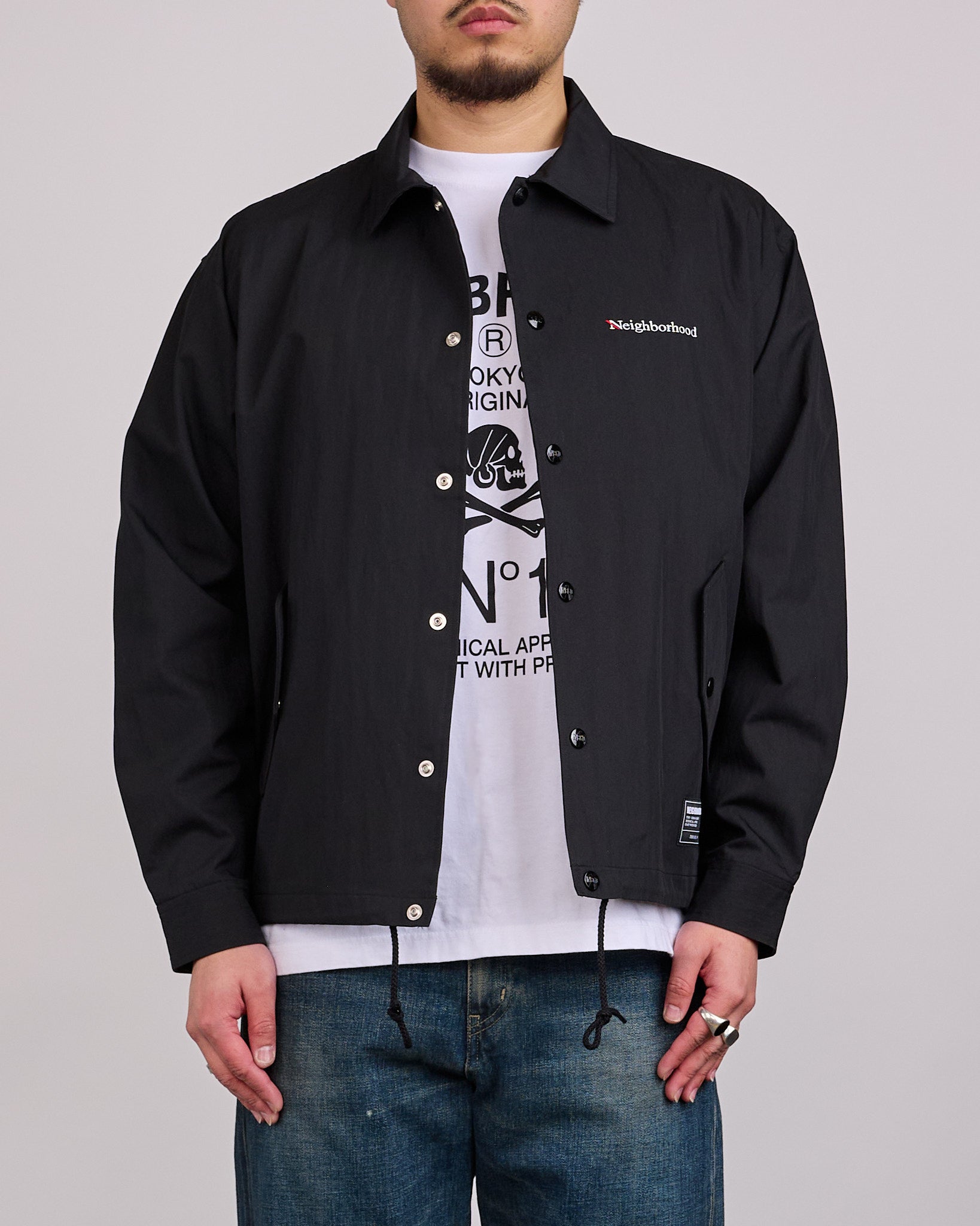 Neighborhood Windbreaker-2 Jacket 261 Black – LESS 17