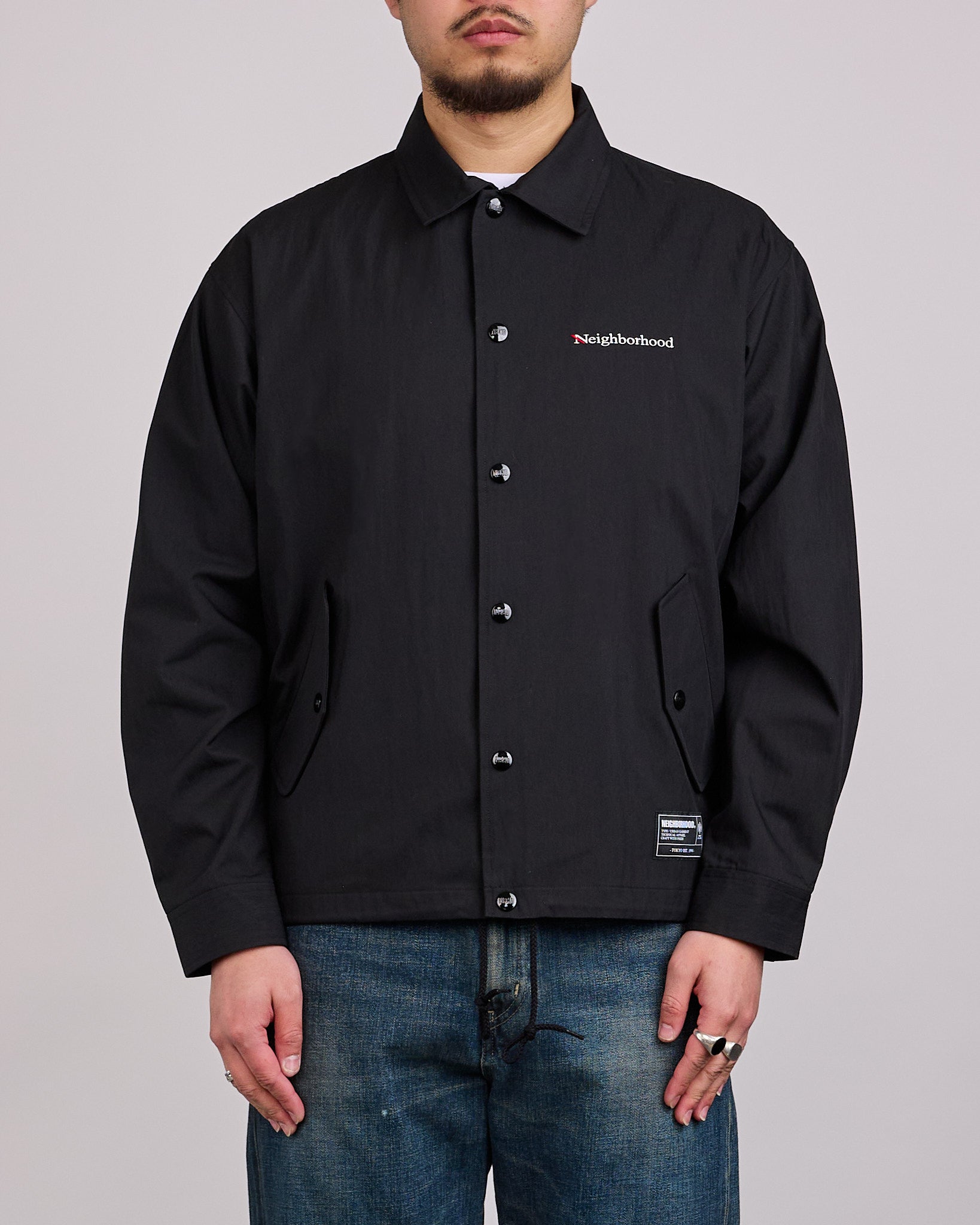 Neighborhood Windbreaker-2 Jacket 261 Black – LESS 17