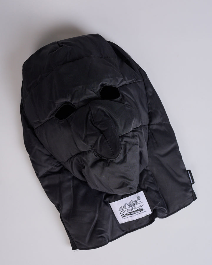 Neighborhood x Eddie Bauer Down Face Mask Black