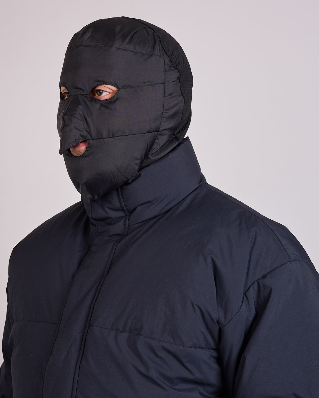 Neighborhood x Eddie Bauer Down Face Mask Black