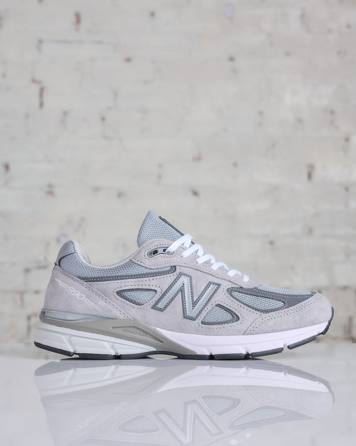 New Balance Men's U990v4 Made in USA Grey Silver