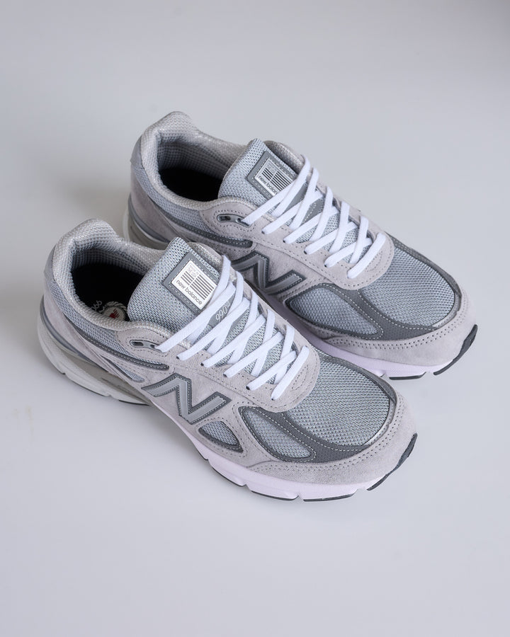 New Balance Men's U990v4 Made in USA Grey Silver