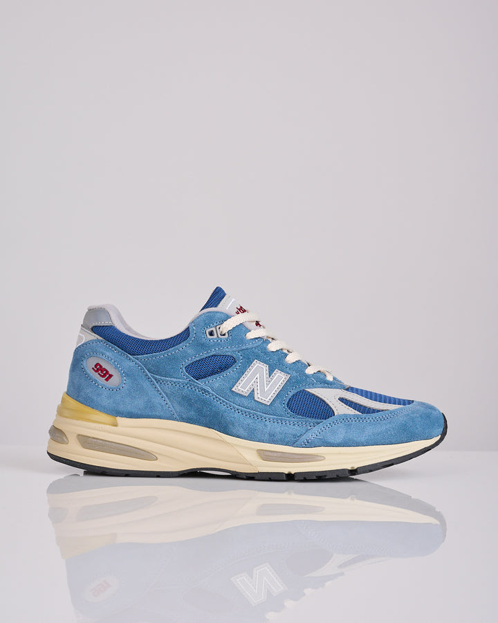 New Balance MiUK 991v2 "Vintage Sports" Blue