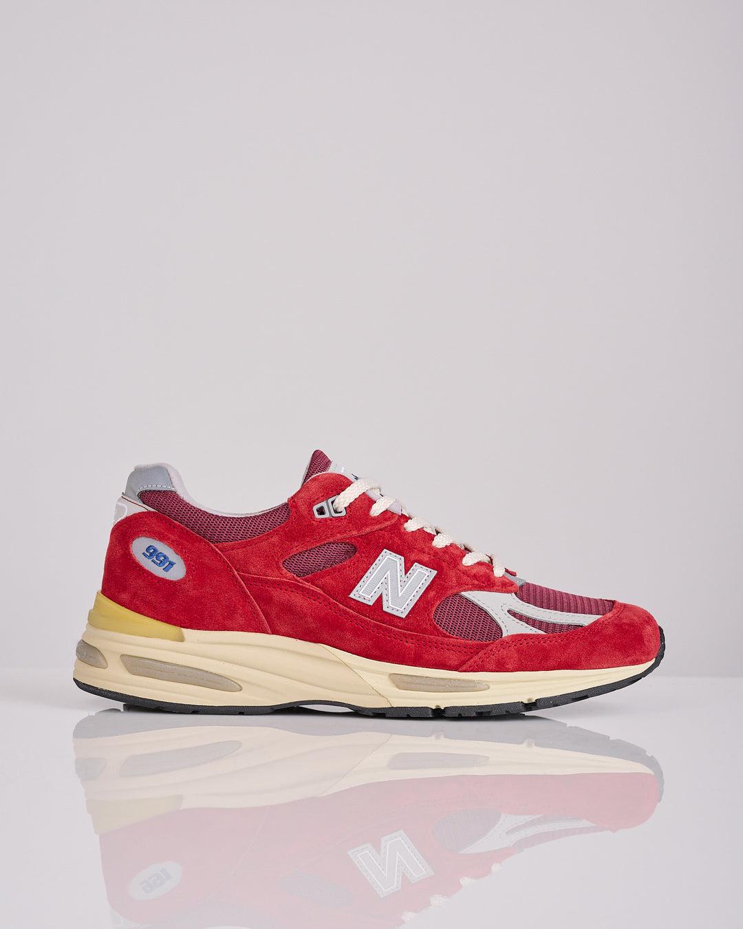 New Balance MiUK 991v2 "Vintage Sports" Red
