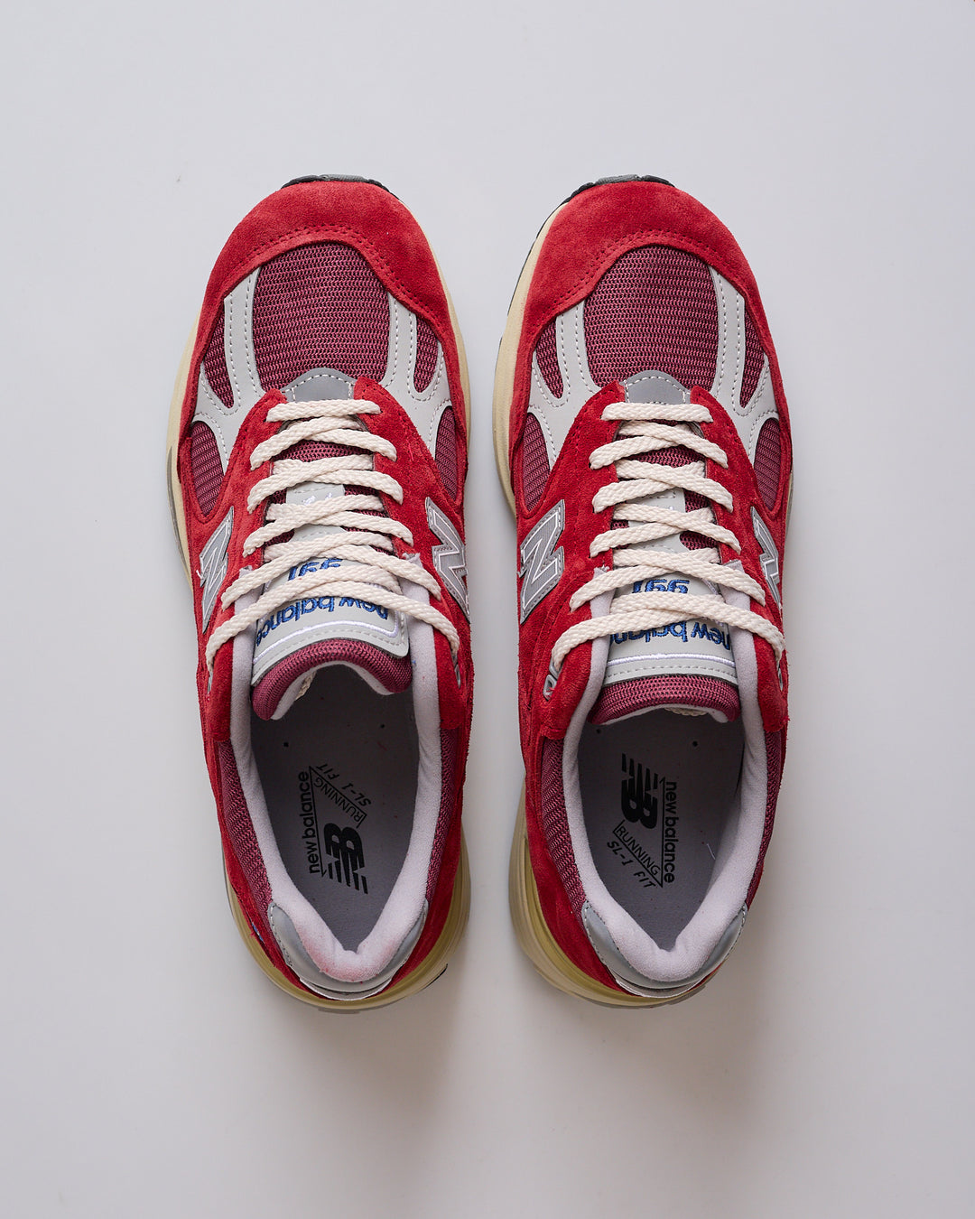 New Balance MiUK 991v2 "Vintage Sports" Red