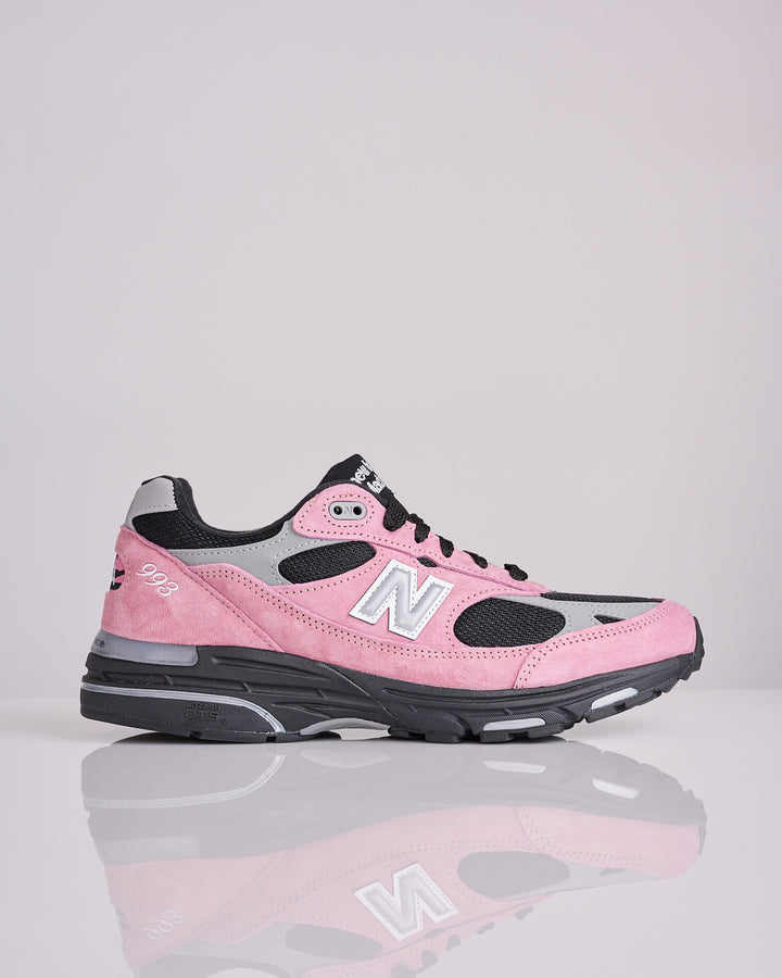 New Balance MiUSA 993 Pink Taffy Black Slate Grey