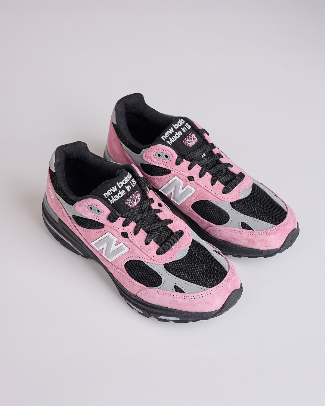 New Balance MiUSA 993 Pink Taffy Black Slate Grey