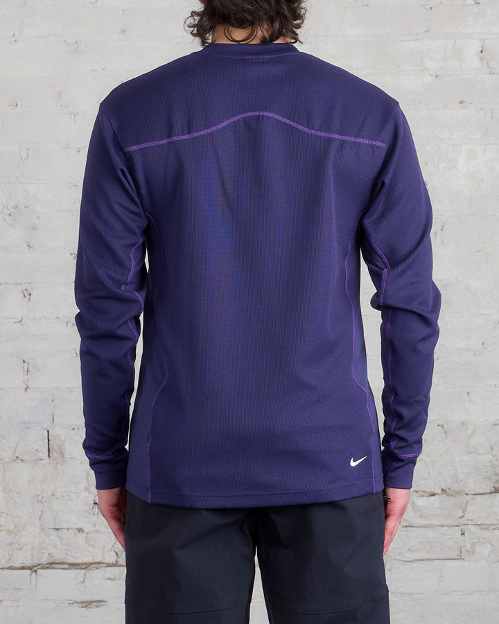 Nike ACG Dri-FIT ADV "Goat Rocks" Long-Sleeve Winterized T-Shirt Purple Ink Purple Cosmos Summit White