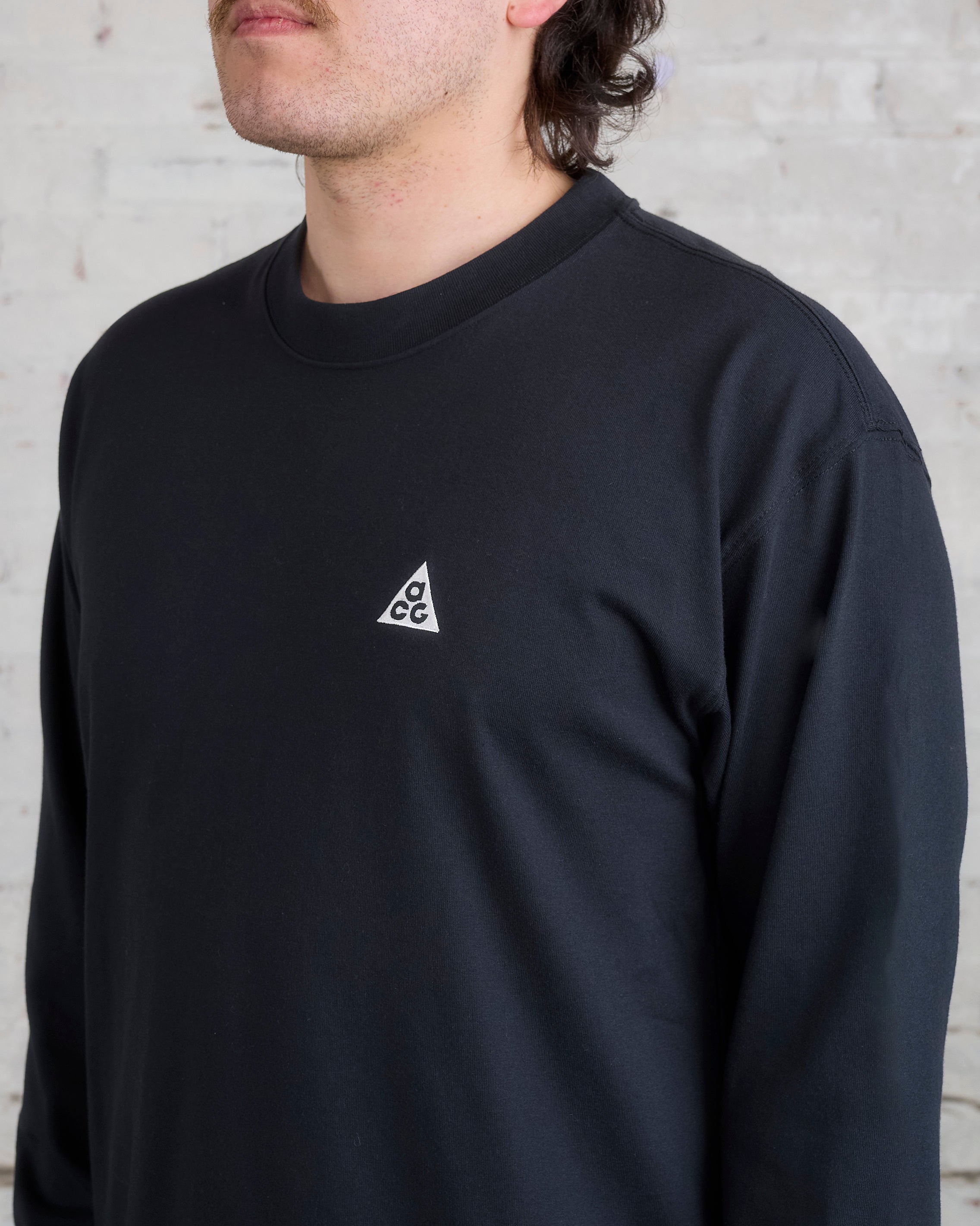 Nike acg long outlet sleeve black