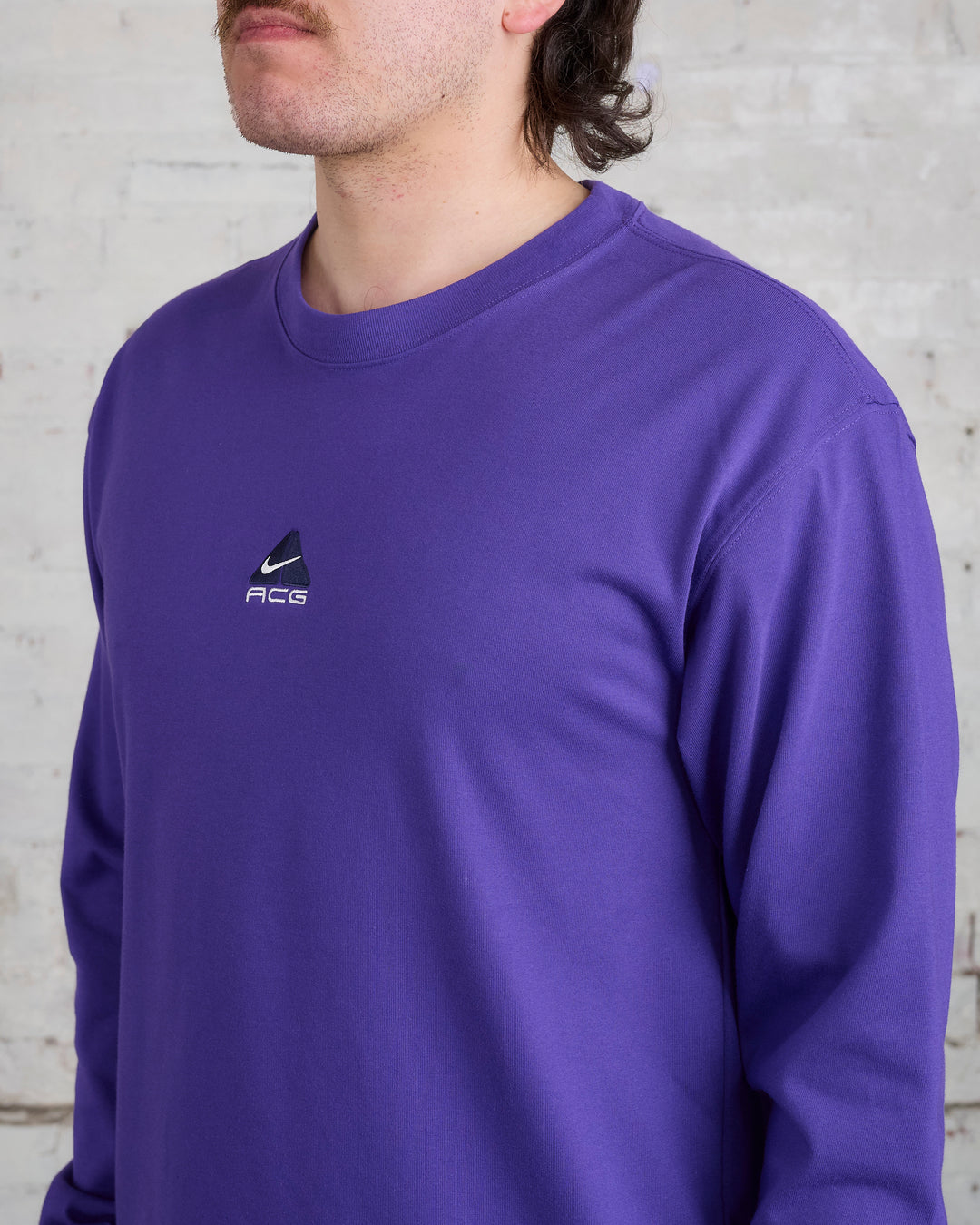 Nike ACG Lungs Long-Sleeve T-Shirt Court Purple Summit White
