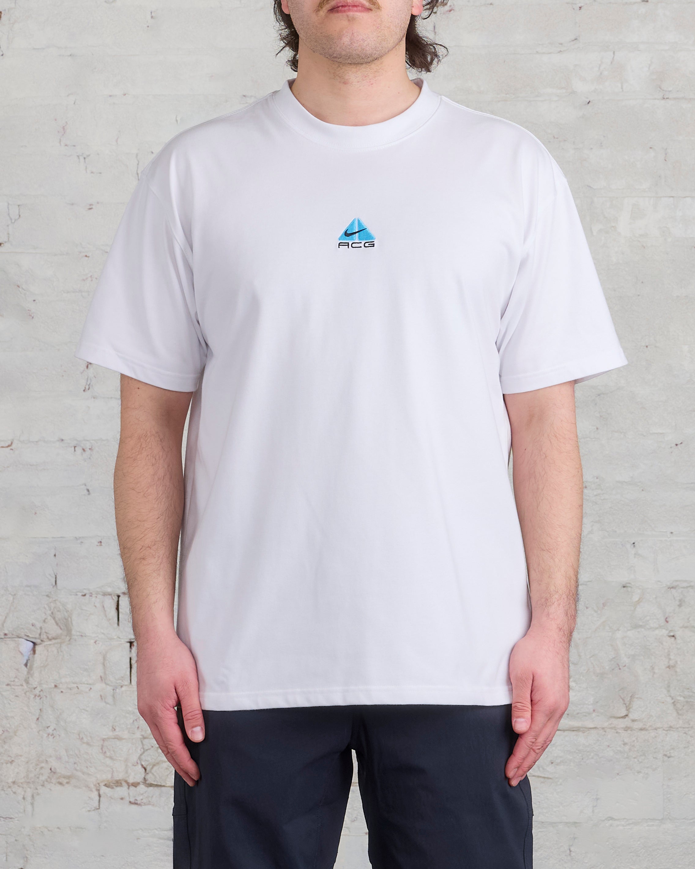 Nike ACG Lungs T-Shirt Summit White Aquarius Blue – LESS 17