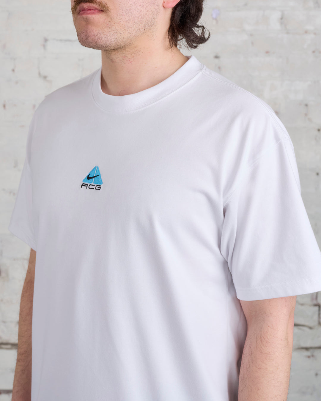 Nike ACG Lungs T-Shirt Summit White Aquarius Blue