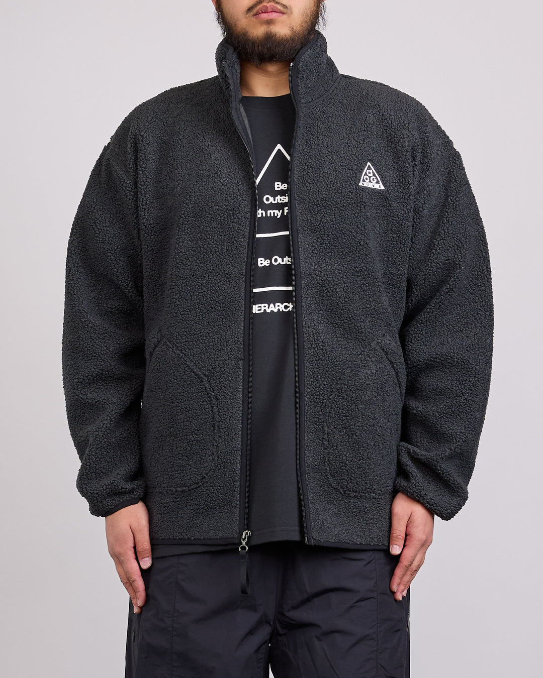 Nike ACG Man's Best Friend Full-Zip Jacket Black Summit White IM4216-010