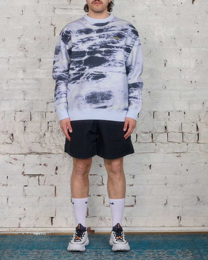 Nike ACG Therma-FIT "Tuff Fleece" Crewneck Sweatshirt Football Grey / Summit White