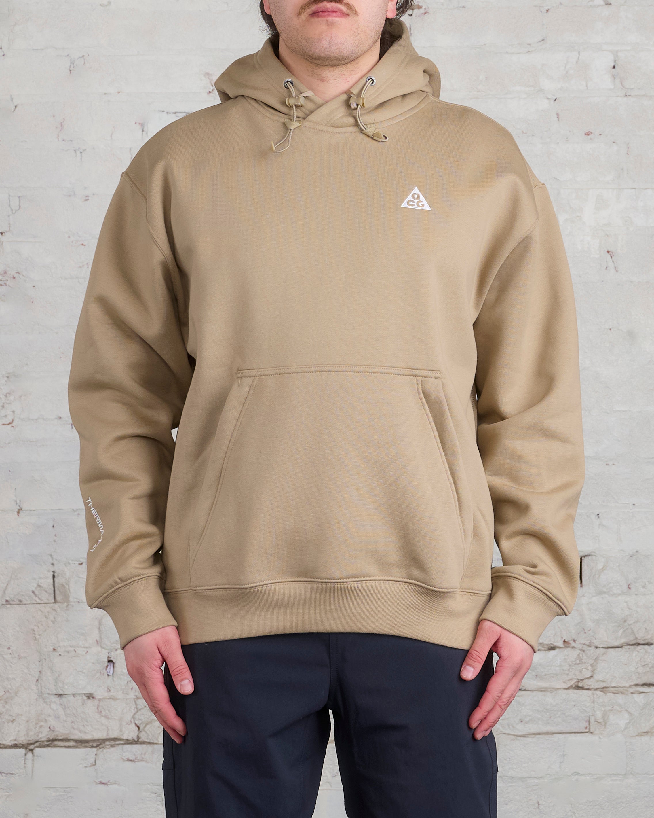 Nike on sale khaki hoodie