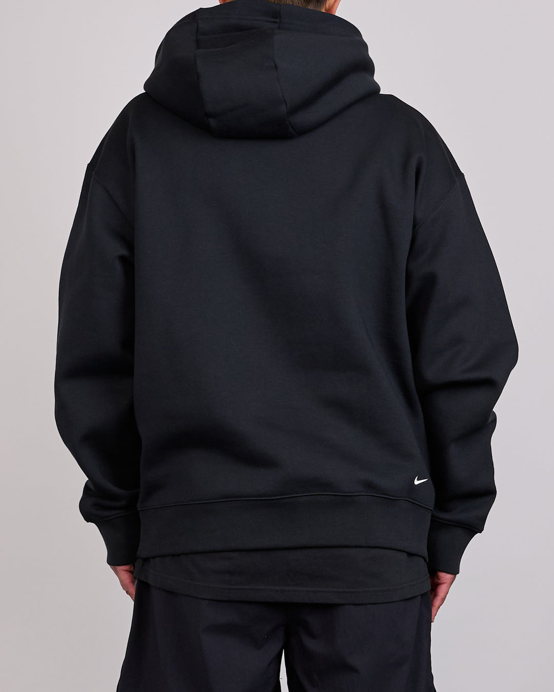 Nike ACG Therma-FIT "Tuff Fleece" Pullover Hoodie Black Anthracite Summit White