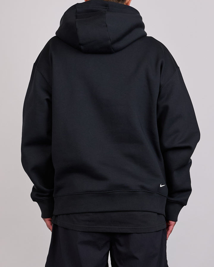 Nike ACG Therma-FIT "Tuff Fleece" Pullover Hoodie Black Anthracite Summit White