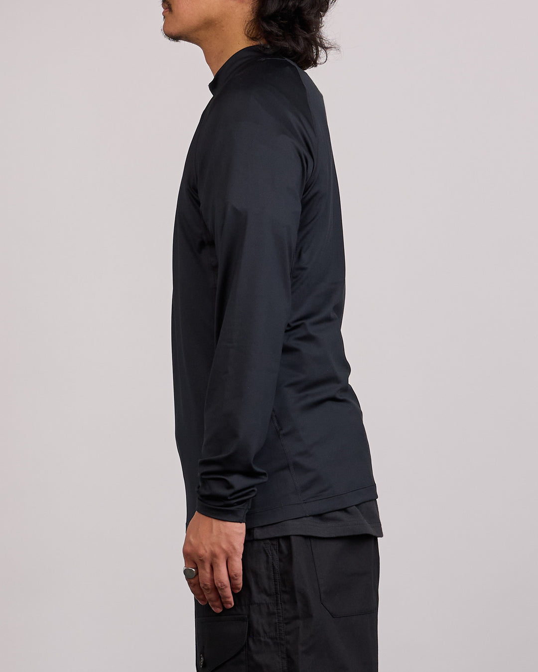 Nike ACG Wildsee Dri-FIT 1/4-Zip Long-Sleeve Hiking Top Black Summit White