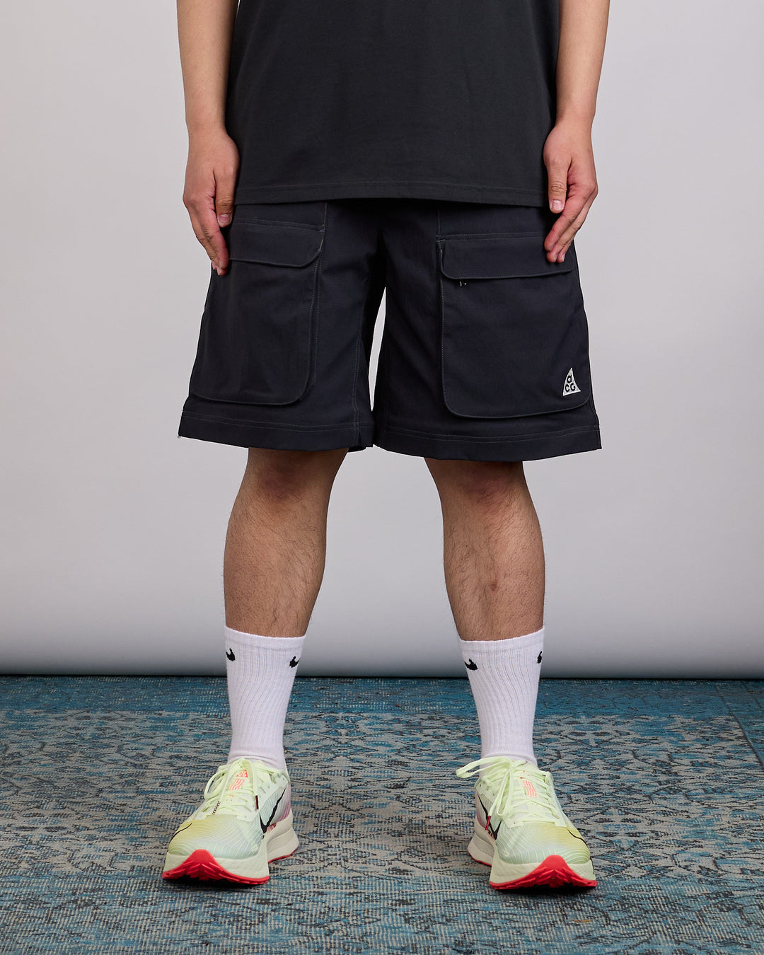 Nike ACG "Smith Summit"  Zip Cargo Pants Black Anthracite Summit White