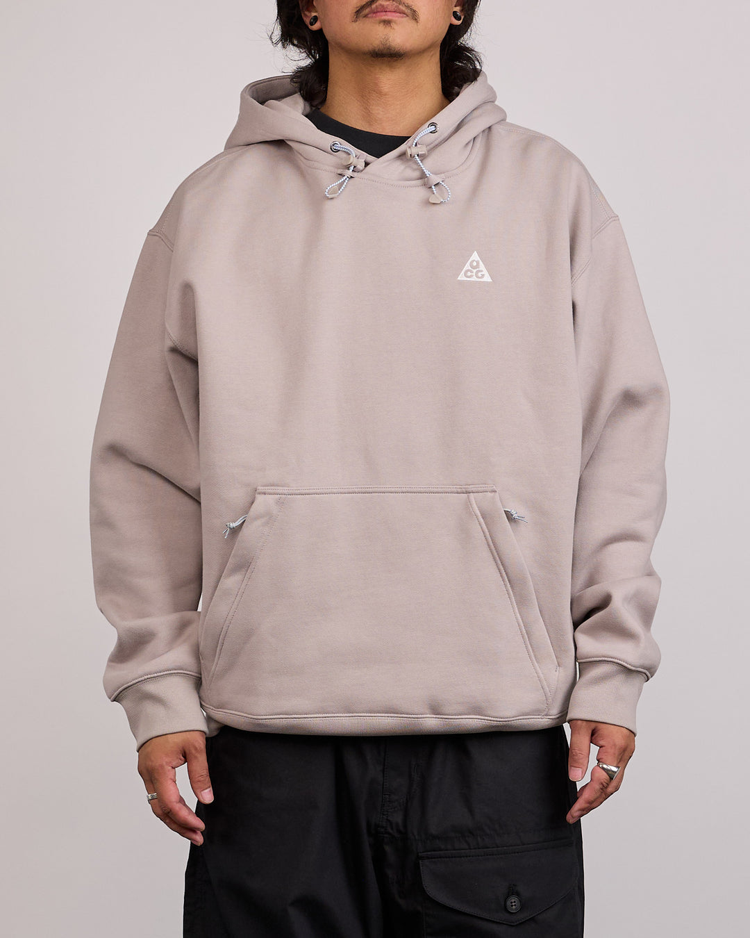 Nike ACG "Tuff Fleece" Pullover Hoodie College Grey Football Grey Summit White