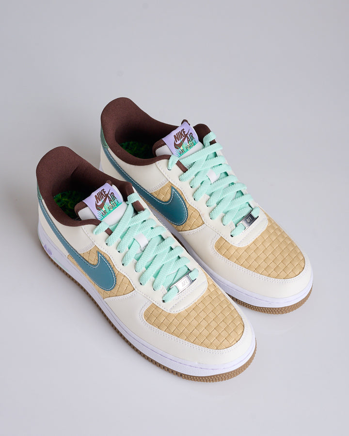 Nike Air Force Retro QS Summit White Glacier Blue-Mint Foam
