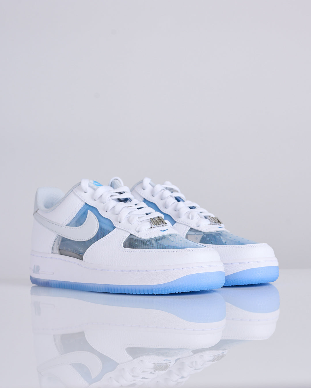Nike Air Force 1 Retro White Pure Platinum-University Blue IB5724-100