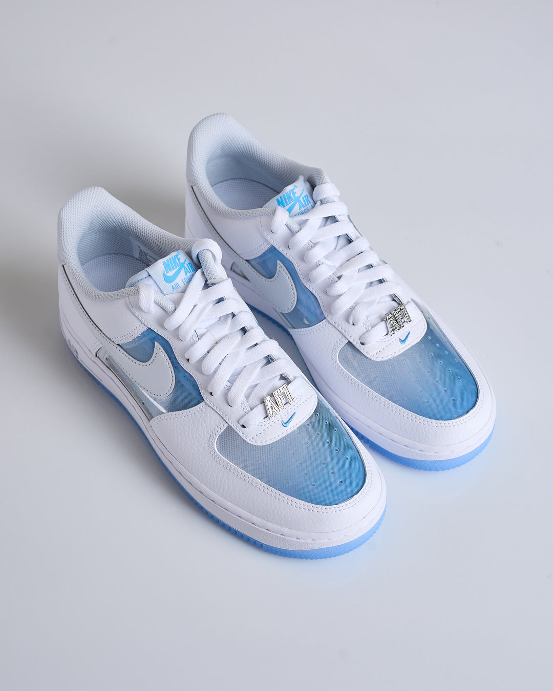 Nike Air Force 1 Retro White Pure Platinum-University Blue IB5724-100