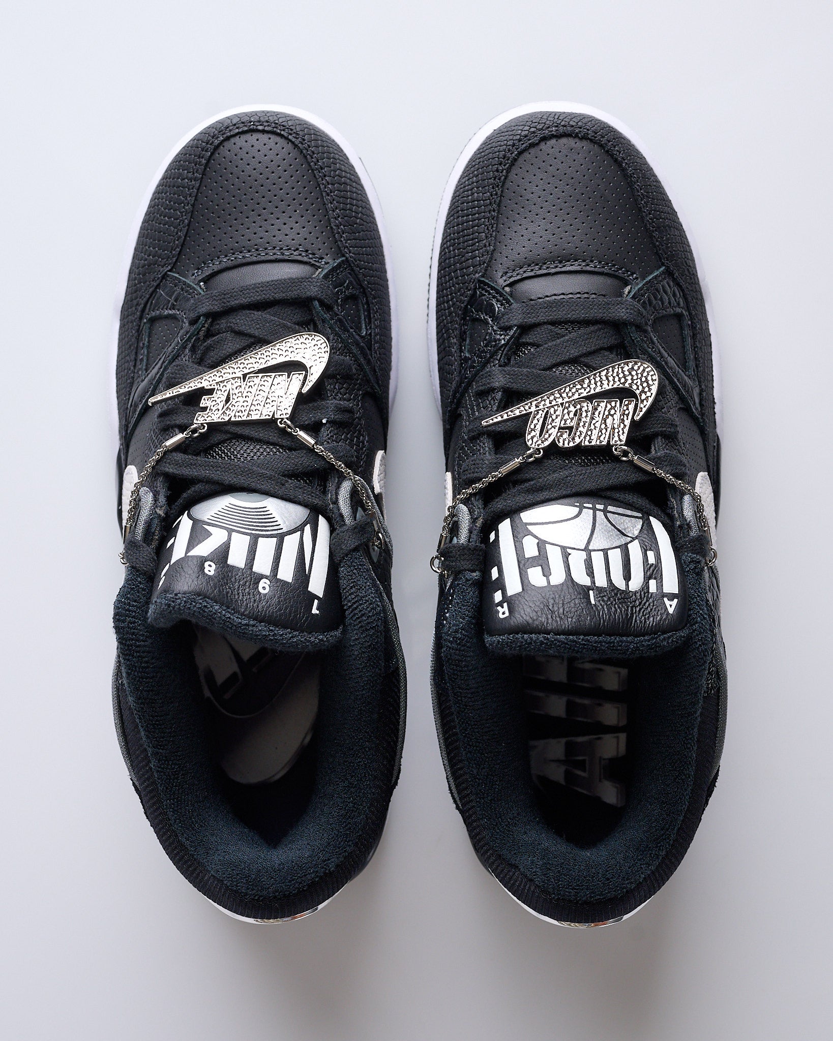 Nike Air Force 3 Low SP Black White-Smoke Grey-Mtlc Platinum