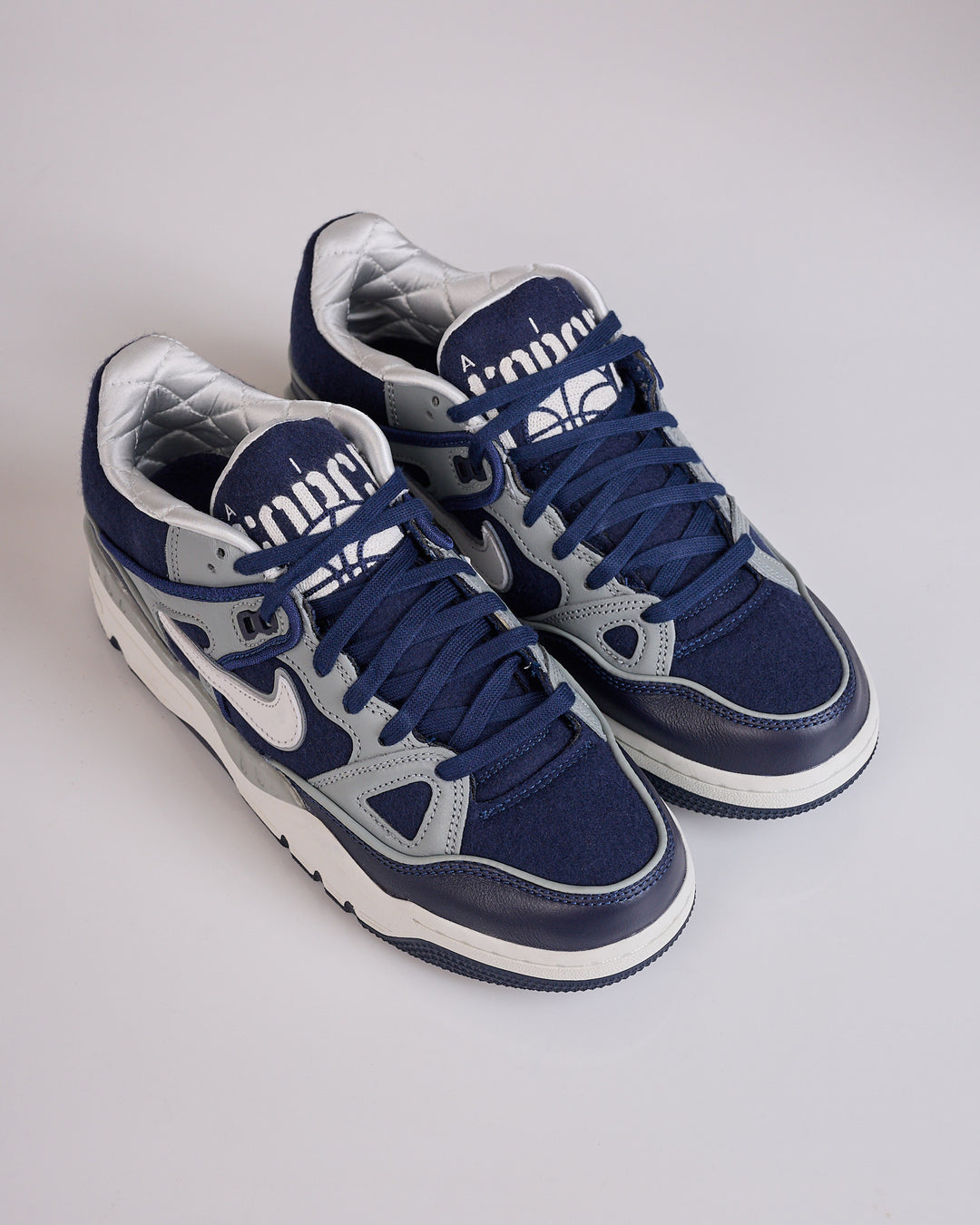 Nike Air Force 3 Low SP Midnight Navy Off White-Shadow Grey HV5032 400