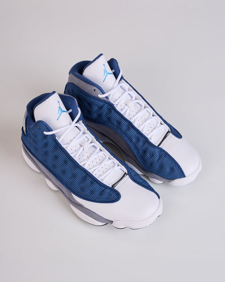 Nike Air Jordan 13 Retro "Flint" Navy University Blue-Flint Grey-White IW3808 400