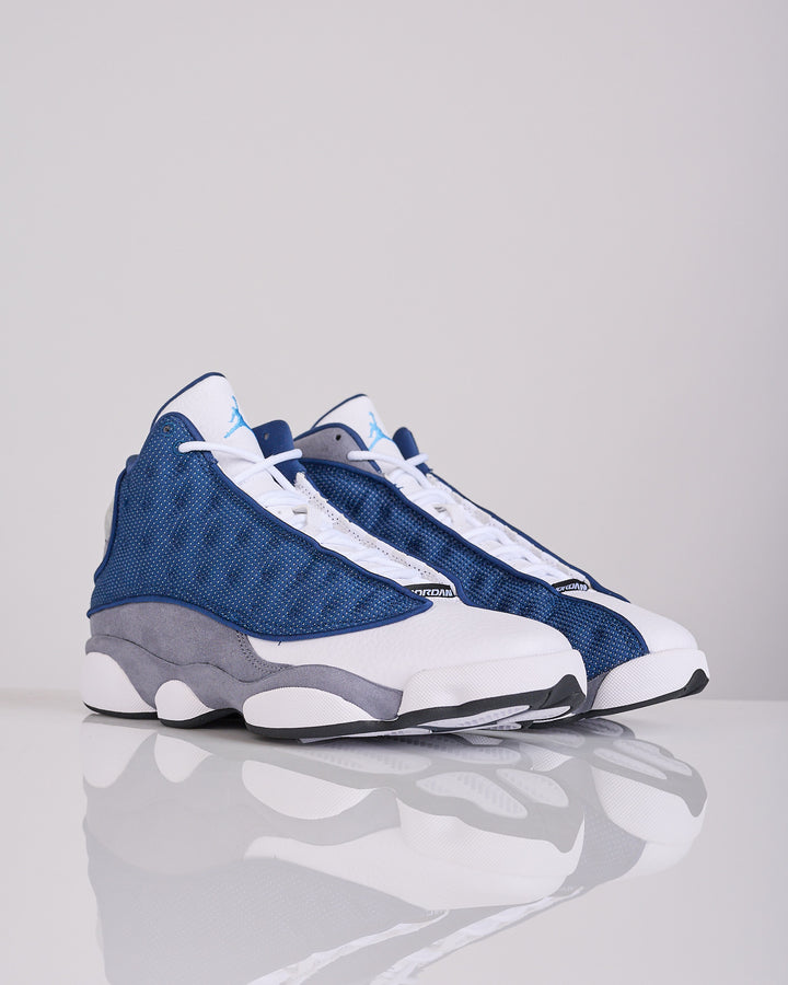 Nike Air Jordan 13 Retro "Flint" Navy University Blue-Flint Grey-White IW3808 400
