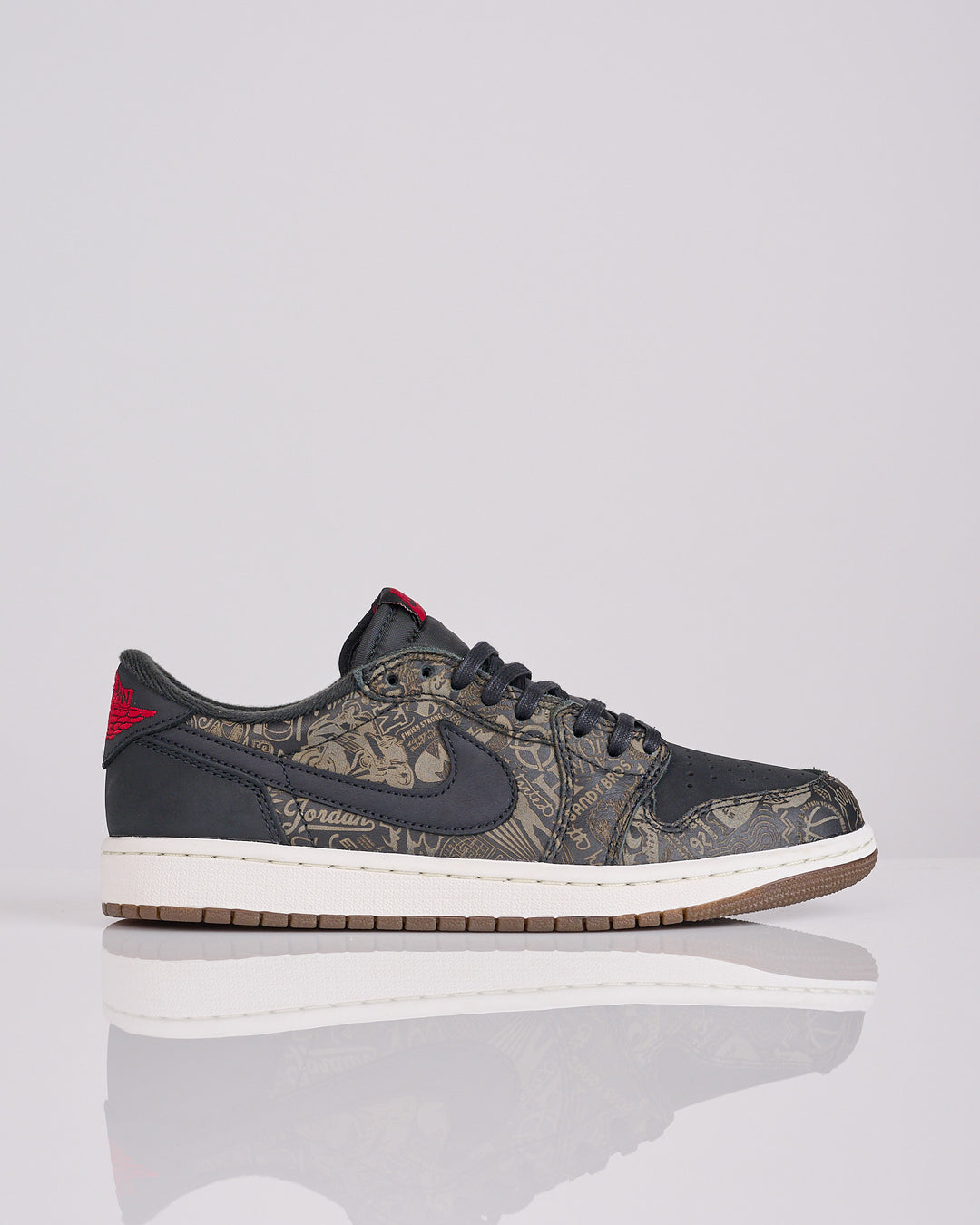 Nike Air Jordan 1 Low OG "Laser" Black/Varsity Red-Summit White IV6750-001