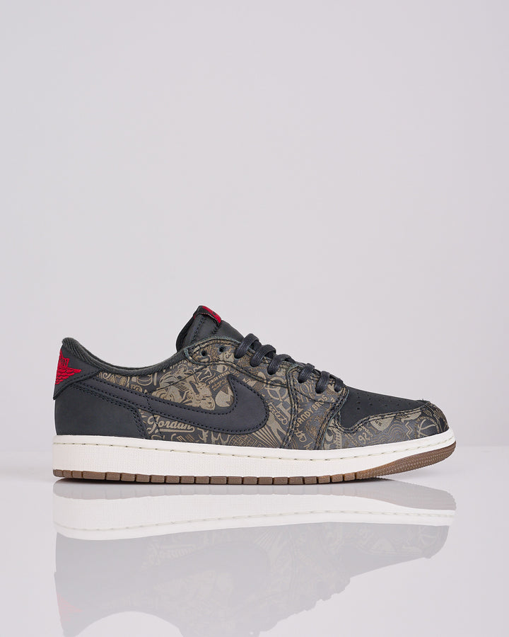 Nike Air Jordan 1 Low OG "Laser" Black/Varsity Red-Summit White IV6750-001