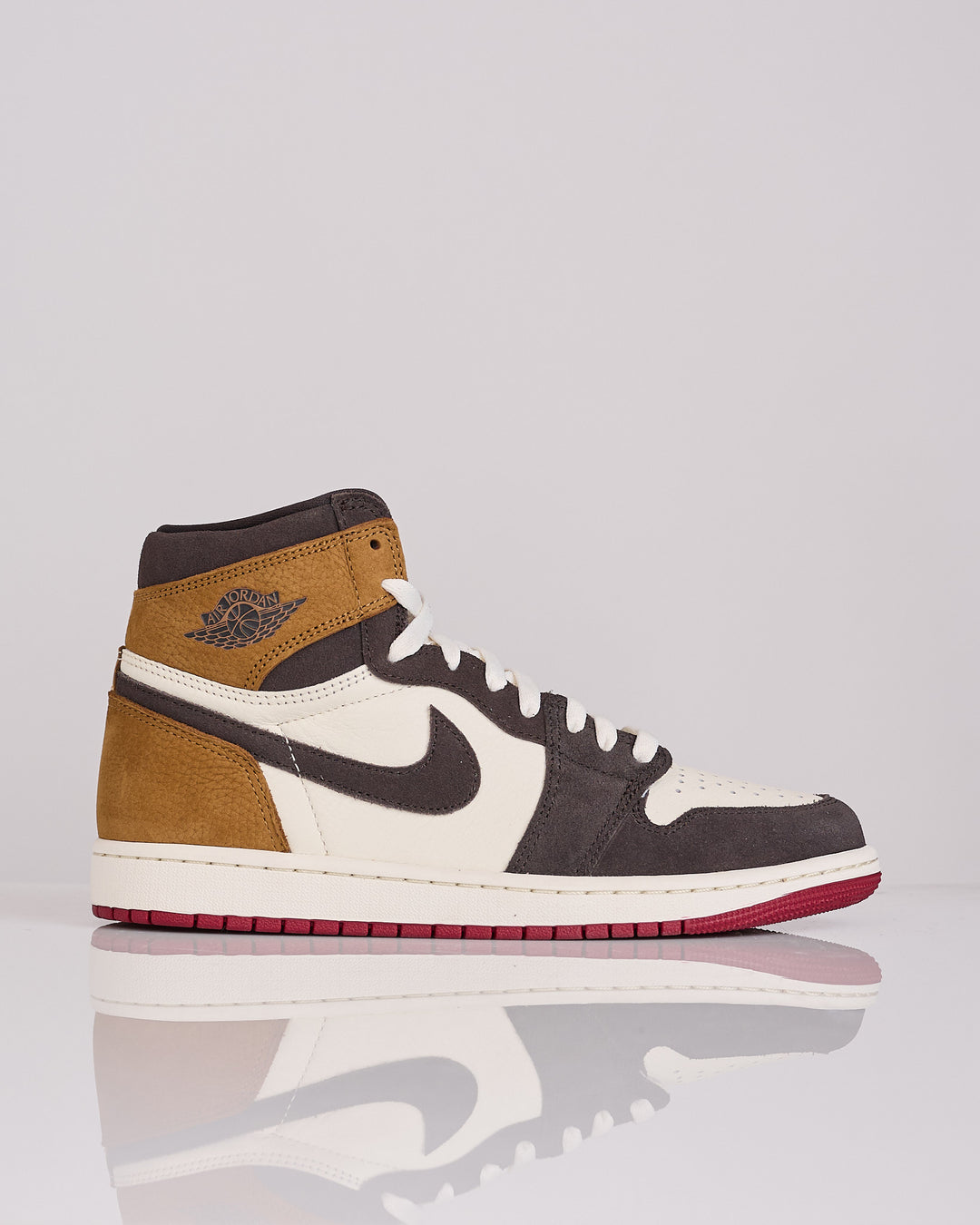 Nike Air Jordan 1 Retro High Og "Love Letter" Shadow Brown Team Red-Lt British Tan DZ5485 201