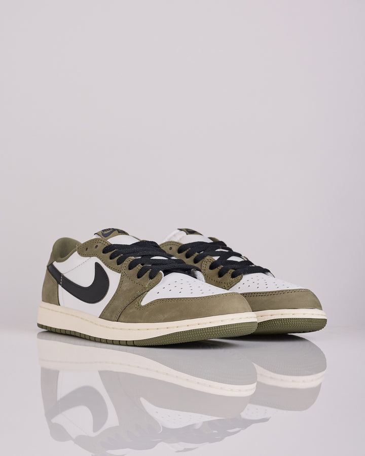 Nike Air Jordan 1 Retro Low Medium Olive Black-Summit White-Sail HQ6998-200