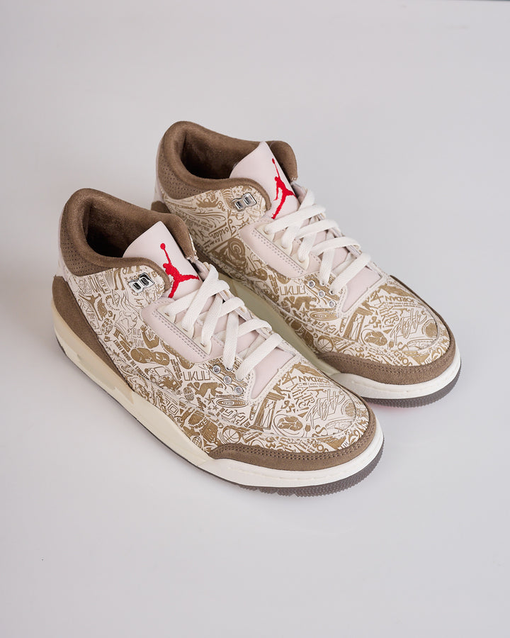 Nike Air Jordan 3 Retro "Laser" Phantom University Red-Palomino-Sail JA1369-001