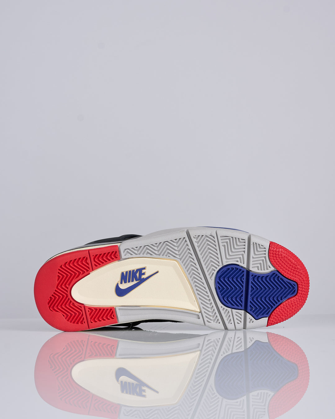 Nike Air Jordan 4 Retro Black/Fire Red-Deep Royal Blue