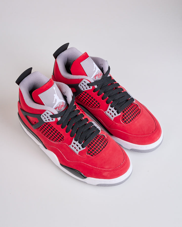 Nike Air Jordan 4 Retro Fire Red White-Black-Cement Grey FQ8138 600