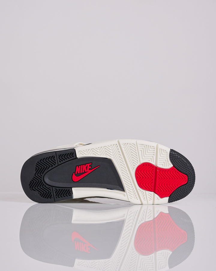 Nike Air Jordan 4 Retro "Flight Club" Sail Black-University Red IM4002 100