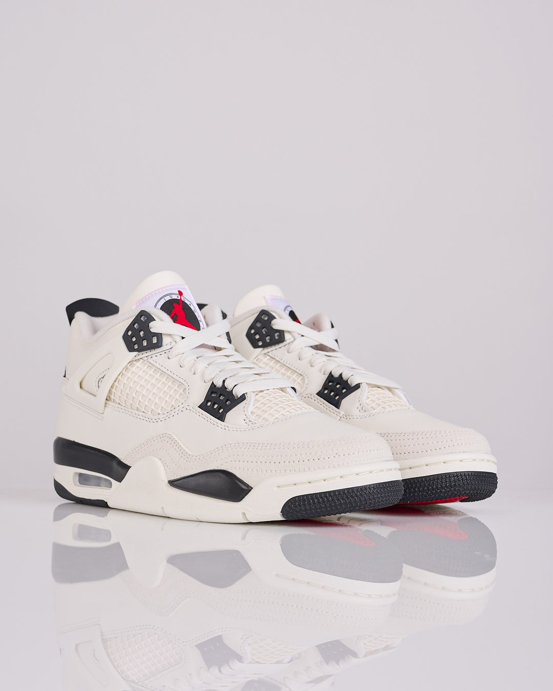 Nike Air Jordan 4 Retro "Flight Club" Sail Black-University Red IM4002 100