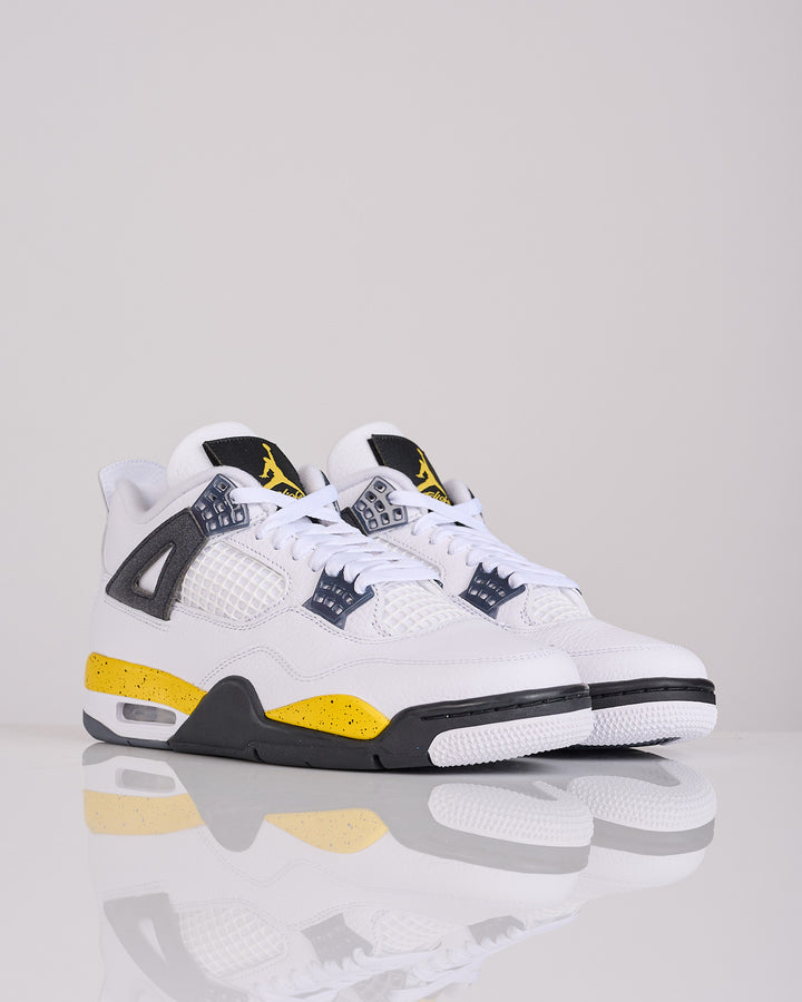 Nike Air Jordan 4 Retro "Tour Yellow" White Tour Yellow-Dark Blue Grey-Black IO2463-102