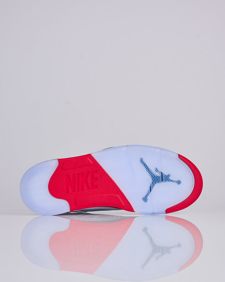 Nike Air Jordan 5 Retro White Fire Red-Black HQ7978 101