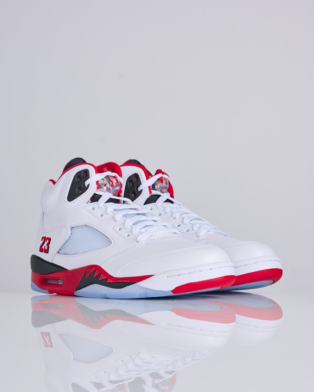 Nike Air Jordan 5 Retro White Fire Red-Black HQ7978 101