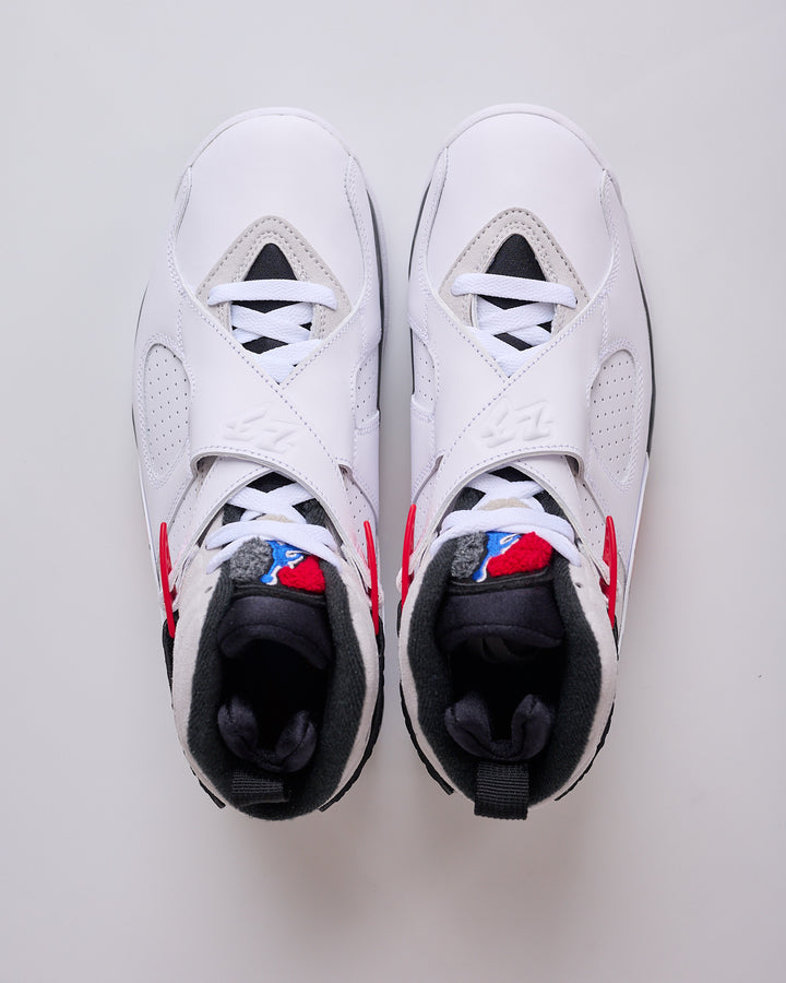 Nike Air Jordan 8 Retro White Black-True Red 305381 100