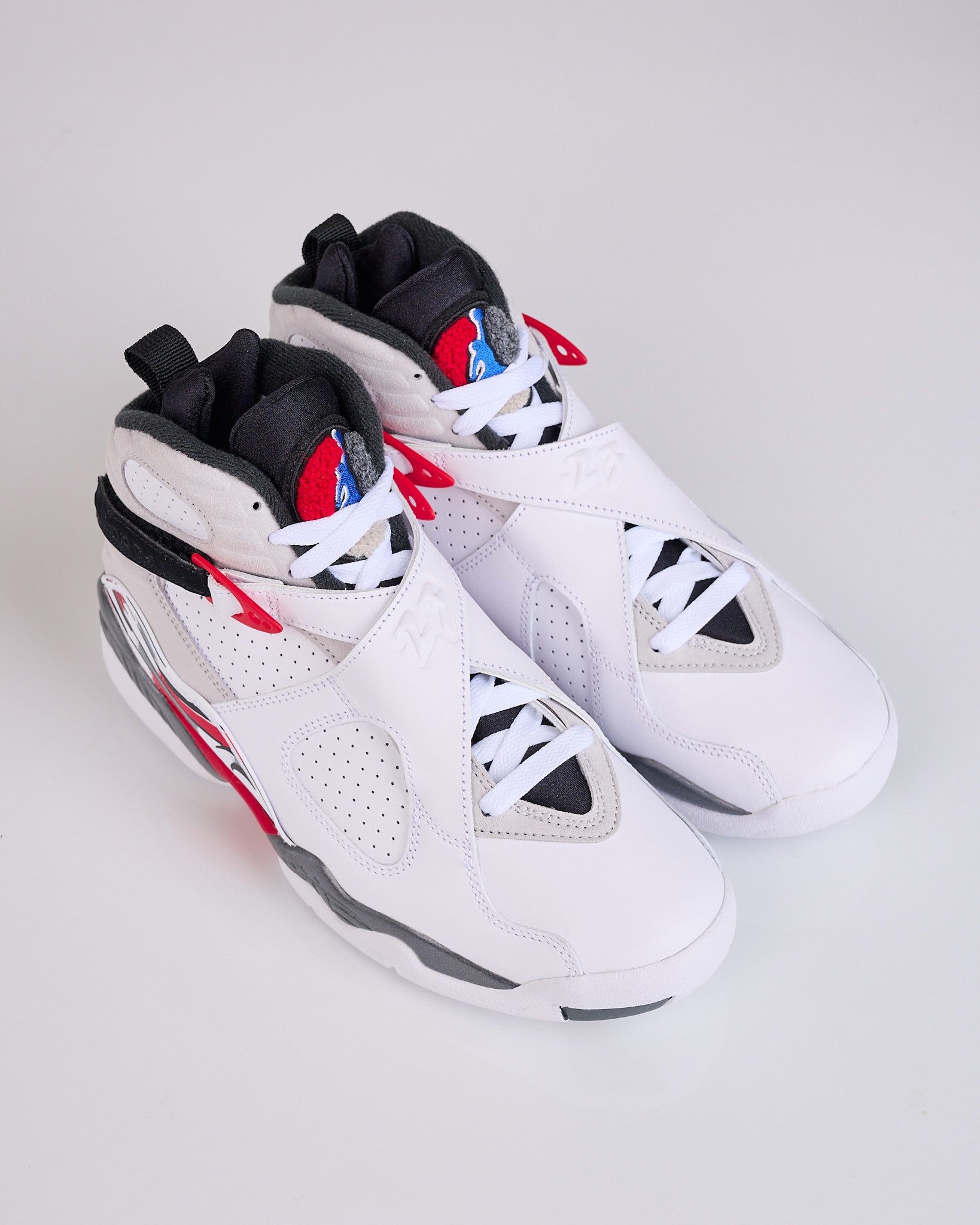 jordan retro 8 white red black
