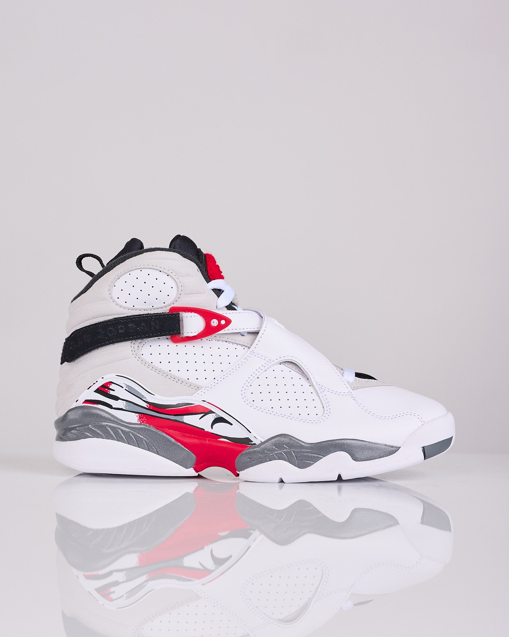Nike Air Jordan 8 Retro White Black-True Red 305381 100 – LESS 17