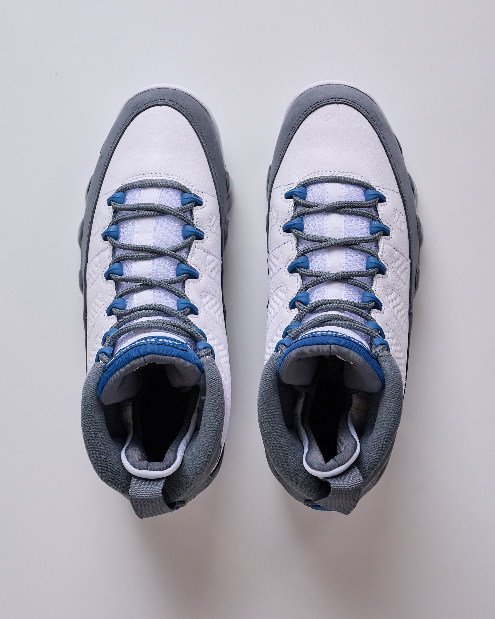 Nike Air Jordan 9 Retro White French Blue-Flint Grey HV4794 100